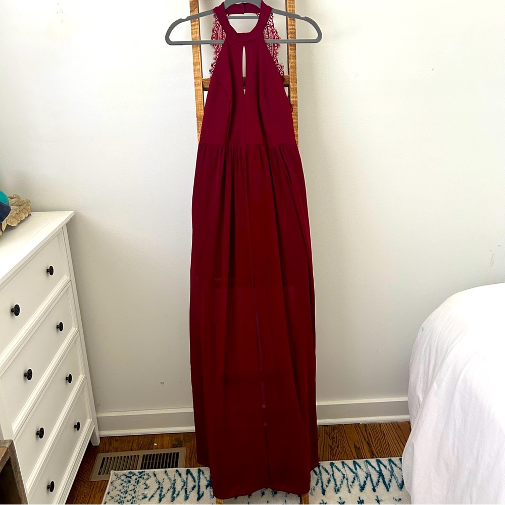 Lulu’s dress, size small, burgundy.